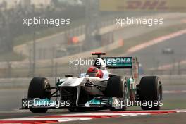 29.10.2011 New Delhi, India, Michael Schumacher (GER), Mercedes GP Petronas F1 Team - Formula 1 World Championship, Rd 17, Indian Grand Prix, Saturday Qualifying