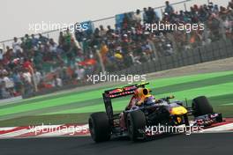 29.10.2011 New Delhi, India,  Mark Webber (AUS), Red Bull Racing  - Formula 1 World Championship, Rd 17, Indian Grand Prix, Saturday Qualifying