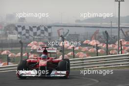 29.10.2011 New Delhi, India, Fernando Alonso (ESP), Scuderia Ferrari  - Formula 1 World Championship, Rd 17, Indian Grand Prix, Saturday Practice