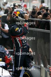 29.10.2011 New Delhi, India,  Sebastian Vettel (GER), Red Bull Racing  - Formula 1 World Championship, Rd 17, Indian Grand Prix, Saturday Qualifying