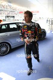 29.10.2011 New Delhi, India,  Sebastian Vettel (GER), Red Bull Racing  - Formula 1 World Championship, Rd 17, Indian Grand Prix, Saturday Qualifying