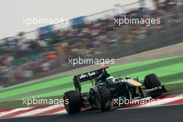 29.10.2011 New Delhi, India,  Heikki Kovalainen (FIN), Team Lotus  - Formula 1 World Championship, Rd 17, Indian Grand Prix, Saturday Qualifying