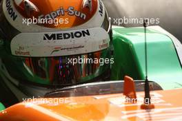 29.10.2011 New Delhi, India, Adrian Sutil (GER), Force India F1 Team - Formula 1 World Championship, Rd 17, Indian Grand Prix, Saturday Practice