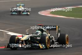 29.10.2011 New Delhi, India, Heikki Kovalainen (FIN), Team Lotus - Formula 1 World Championship, Rd 17, Indian Grand Prix, Saturday Qualifying