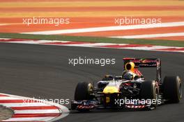 29.10.2011 New Delhi, India, Sebastian Vettel (GER), Red Bull Racing - Formula 1 World Championship, Rd 17, Indian Grand Prix, Saturday Qualifying