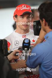 29.10.2011 New Delhi, India, Jenson Button (GBR), McLaren Mercedes  - Formula 1 World Championship, Rd 17, Indian Grand Prix, Saturday Qualifying