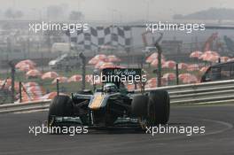 29.10.2011 New Delhi, India, Heikki Kovalainen (FIN), Team Lotus  - Formula 1 World Championship, Rd 17, Indian Grand Prix, Saturday Practice