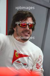 29.10.2011 New Delhi, India, Fernando Alonso (ESP), Scuderia Ferrari  - Formula 1 World Championship, Rd 17, Indian Grand Prix, Saturday Practice