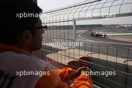 29.10.2011 New Delhi, India, Rubens Barrichello (BRA), AT&T Williams  - Formula 1 World Championship, Rd 17, Indian Grand Prix, Saturday Practice