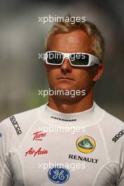 29.10.2011 New Delhi, India, Heikki Kovalainen (FIN), Team Lotus  - Formula 1 World Championship, Rd 17, Indian Grand Prix, Saturday Practice