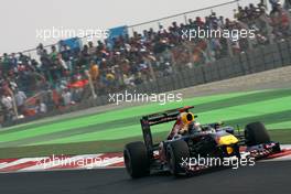 29.10.2011 New Delhi, India,  Sebastian Vettel (GER), Red Bull Racing  - Formula 1 World Championship, Rd 17, Indian Grand Prix, Saturday Qualifying