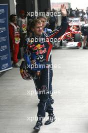 29.10.2011 New Delhi, India,  Sebastian Vettel (GER), Red Bull Racing  - Formula 1 World Championship, Rd 17, Indian Grand Prix, Saturday Qualifying