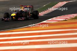 29.10.2011 New Delhi, India, Sebastian Vettel (GER), Red Bull Racing - Formula 1 World Championship, Rd 17, Indian Grand Prix, Saturday Qualifying