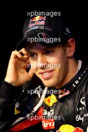 30.10.2011 New Delhi, India, Sebastian Vettel (GER), Red Bull Racing - Formula 1 World Championship, Rd 17, Indian Grand Prix, Sunday Press Conference