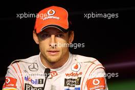 30.10.2011 New Delhi, India, Jenson Button (GBR), McLaren Mercedes - Formula 1 World Championship, Rd 17, Indian Grand Prix, Sunday Press Conference