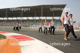 27.10.2011 New Delhi, India,  Adrian Sutil (GER), Force India  - Formula 1 World Championship, Rd 17, Indian Grand Prix, Thursday