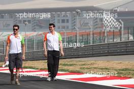 27.10.2011 New Delhi, India, Adrian Sutil (GER), Force India F1 Team  - Formula 1 World Championship, Rd 17, Indian Grand Prix, Thursday