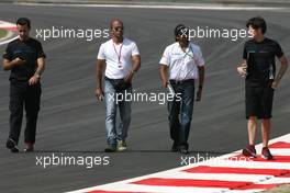 27.10.2011 New Delhi, India,  Narain Karthikeyan (IND),HRT Formula One Team  - Formula 1 World Championship, Rd 17, Indian Grand Prix, Thursday