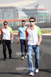 27.10.2011 New Delhi, India, Paul di Resta (GBR), Force India F1 Team  - Formula 1 World Championship, Rd 17, Indian Grand Prix, Thursday