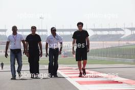 27.10.2011 New Delhi, India, Narain Karthikeyan (IND), HRT Formula One Team  - Formula 1 World Championship, Rd 17, Indian Grand Prix, Thursday