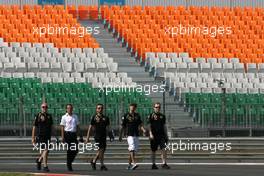 27.10.2011 New Delhi, India,  Bruno Senna (BRE), Renault F1 Team  - Formula 1 World Championship, Rd 17, Indian Grand Prix, Thursday