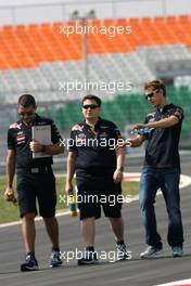 27.10.2011 New Delhi, India,  Sebastian Vettel (GER), Red Bull Racing  - Formula 1 World Championship, Rd 17, Indian Grand Prix, Thursday