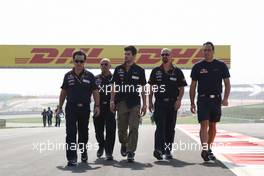 27.10.2011 New Delhi, India, Jaime Alguersuari (ESP), Scuderia Toro Rosso - Formula 1 World Championship, Rd 17, Indian Grand Prix, Thursday