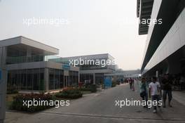 26.10.2011 New Delhi, India, The paddock  - Formula 1 World Championship, Rd 17, Indian Grand Prix, Wednesday