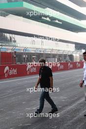 26.10.2011 New Delhi, India,  Herman Tilke (GER) circuit designer  - Formula 1 World Championship, Rd 17, Indian Grand Prix, Wednesday