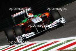 09.09.2011 Monza, Italy,  Adrian Sutil (GER), Force India F1 Team - Formula 1 World Championship, Rd 13, Italian Grand Prix, Friday Practice