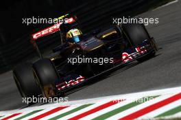 09.09.2011 Monza, Italy,  Jaime Alguersuari (ESP), Scuderia Toro Rosso - Formula 1 World Championship, Rd 13, Italian Grand Prix, Friday Practice