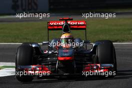09.09.2011 Monza, Italy,  Lewis Hamilton (GBR), McLaren Mercedes - Formula 1 World Championship, Rd 13, Italian Grand Prix, Friday Practice