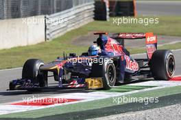 09.09.2011 Monza, Italy, SÃ©bastien Buemi (SUI), Scuderia Toro Rosso  - Formula 1 World Championship, Rd 13, Italian Grand Prix, Friday Practice