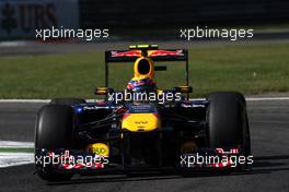09.09.2011 Monza, Italy,  Mark Webber (AUS), Red Bull Racing - Formula 1 World Championship, Rd 13, Italian Grand Prix, Friday Practice
