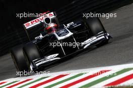 09.09.2011 Monza, Italy,  Rubens Barrichello (BRA), AT&T Williams - Formula 1 World Championship, Rd 13, Italian Grand Prix, Friday Practice