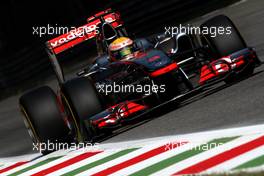 09.09.2011 Monza, Italy,  Lewis Hamilton (GBR), McLaren Mercedes - Formula 1 World Championship, Rd 13, Italian Grand Prix, Friday Practice