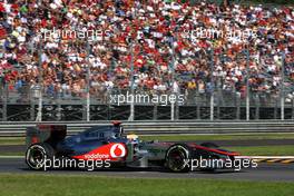 09.09.2011 Monza, Italy,  Lewis Hamilton (GBR), McLaren Mercedes - Formula 1 World Championship, Rd 13, Italian Grand Prix, Friday Practice