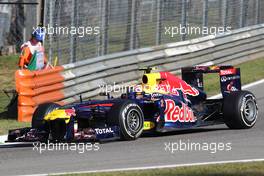09.09.2011 Monza, Italy, Mark Webber (AUS), Red Bull Racing  - Formula 1 World Championship, Rd 13, Italian Grand Prix, Friday Practice