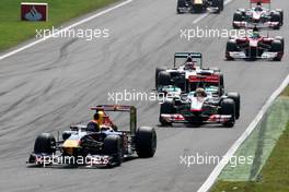 11.09.2011 Monza, Italy,  Sebastian Vettel (GER), Red Bull Racing - Formula 1 World Championship, Rd 13, Italian Grand Prix, Sunday Race