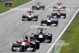 11.09.2011 Monza, Italy,  Fernando Alonso (ESP), Scuderia Ferrari - Formula 1 World Championship, Rd 13, Italian Grand Prix, Sunday Race
