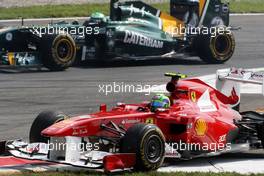 11.09.2011 Monza, Italy,  Felipe Massa (BRA), Scuderia Ferrari - Formula 1 World Championship, Rd 13, Italian Grand Prix, Sunday Race