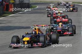 11.09.2011 Monza, Italy, Sebastian Vettel (GER), Red Bull Racing  - Formula 1 World Championship, Rd 13, Italian Grand Prix, Sunday Race