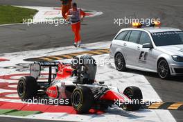 11.09.2011 Monza, Italy, Vitantonio Liuzzi (ITA), Hispania Racing Team, HRT  - Formula 1 World Championship, Rd 13, Italian Grand Prix, Sunday Race