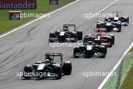 11.09.2011 Monza, Italy,  Heikki Kovalainen (FIN), Team Lotus - Formula 1 World Championship, Rd 13, Italian Grand Prix, Sunday Race