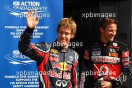 10.09.2011 Monza, Italy,  Sebastian Vettel (GER), Red Bull Racing in pole position - Formula 1 World Championship, Rd 13, Italian Grand Prix, Saturday Qualifying