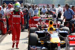 10.09.2011 Monza, Italy,  Felipe Massa (BRA), Scuderia Ferrari - Formula 1 World Championship, Rd 13, Italian Prix, Saturday Qualifying