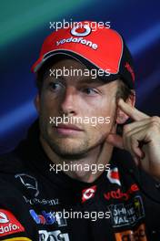 10.09.2011 Monza, Italy,  Jenson Button (GBR), McLaren Mercedes - Formula 1 World Championship, Rd 13, Italian Grand Prix, Saturday Press Conference