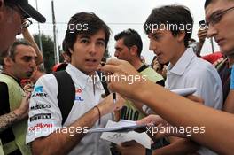 10.09.2011 Monza, Italy,  Sergio Pérez (MEX), Sauber F1 Team - Formula 1 World Championship, Rd 13, Italian Grand Prix, Saturday