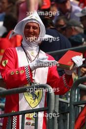 10.09.2011 Monza, Italy,  A Ferrari fan - Formula 1 World Championship, Rd 13, Italian Grand Prix, Saturday