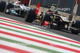 10.09.2011 Monza, Italy, Vitaly Petrov (RUS), Lotus Renault GP  - Formula 1 World Championship, Rd 13, Italian Grand Prix, Saturday Qualifying